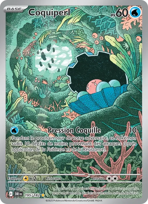 Carte Pokémon Coquiperl — Rivalités Destinées