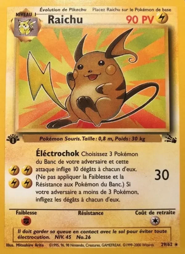 Carte Raichu