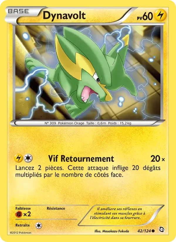Carte Pokémon Dynavolt — Dragons Exaltés