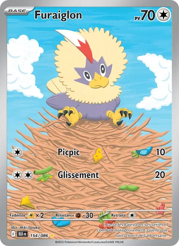 Carte Pokémon Furaiglon — Foudre Noire