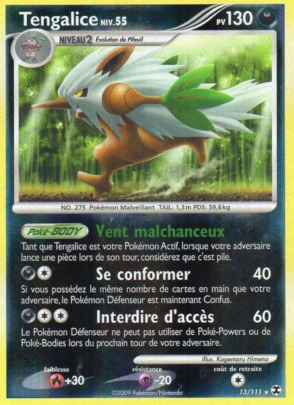 Carte Tengalice Niv. 55