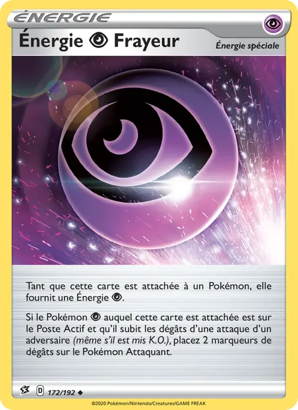 Carte Énergie Psychic Frayeur