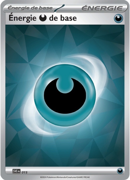 Carte Pokémon Énergie Obscurité — Écarlate et Violet