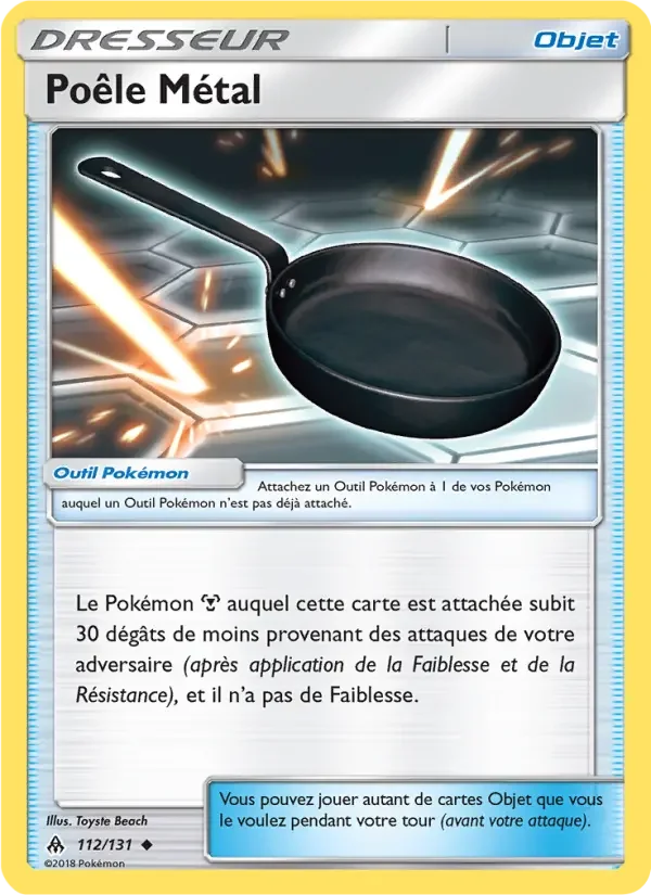 Carte Poêle Métal