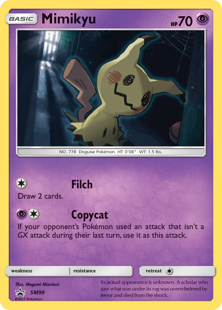 Carte Pokémon Mimikyu — Promos Soleil et Lune