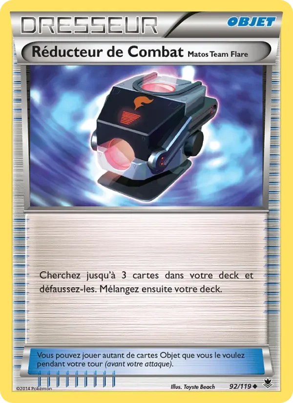 Carte Réducteur de Combat Matos Team Flare