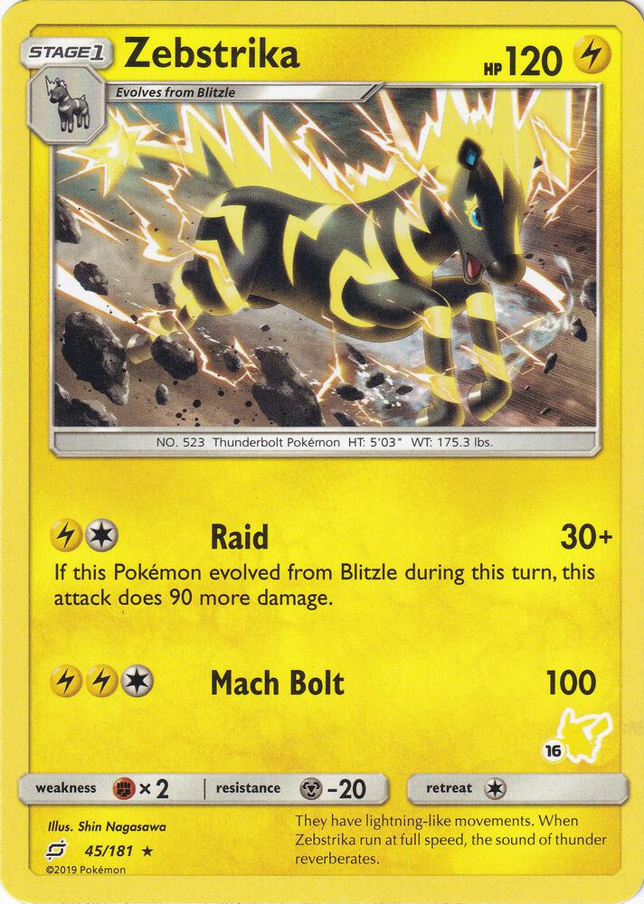Carte Pokémon Zéblitz — Duo de Choc
