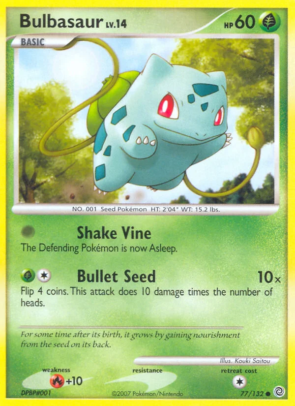 Carte Pokémon Bulbizarre — Merveilles Secrètes