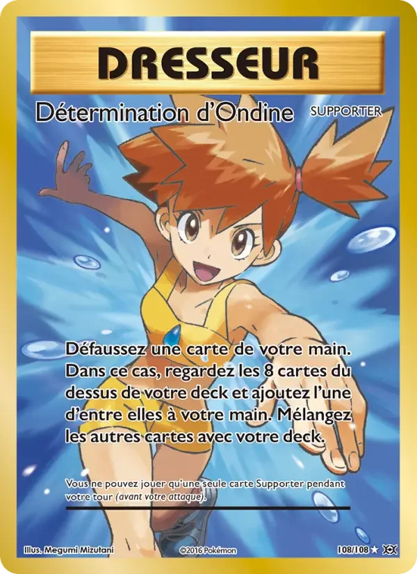 Carte Détermination d'Ondine