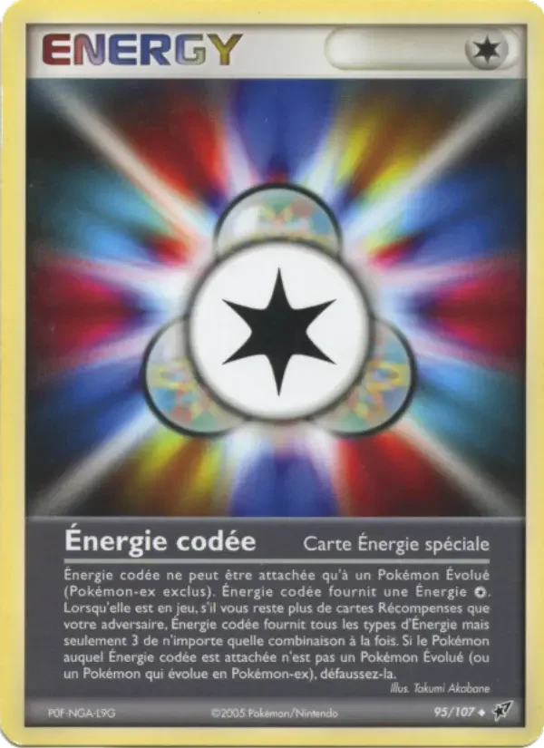 Carte Pokémon Énergie codée — Deoxys