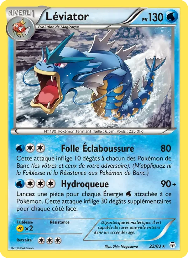 Carte Pokémon Léviator — Générations