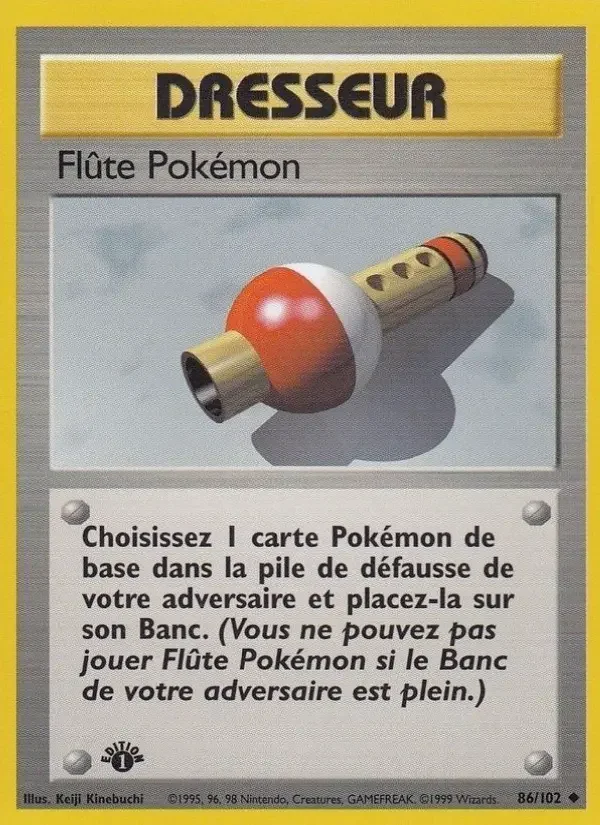 Carte Flûte Pokémon