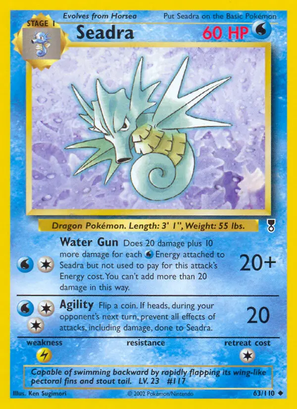 Carte Pokémon Hypocéan — Legendary Collection
