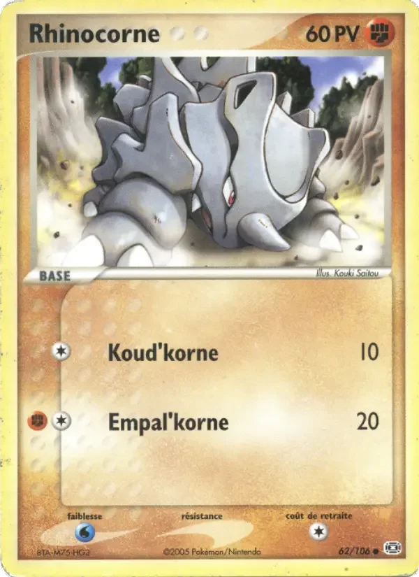 Carte Rhinocorne