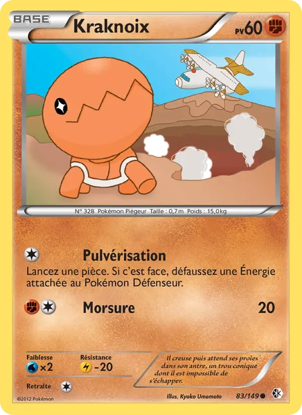 Carte Pokémon Kraknoix — Frontières Franchies