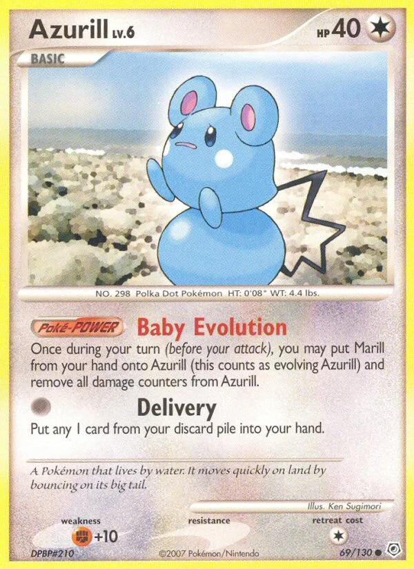 Carte Pokémon Azurill — Diamant & Perle