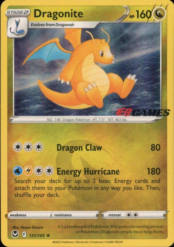 Carte Pokémon Dracolosse — Tempête Argentée