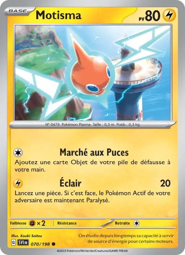 Carte Pokémon Motisma — Écarlate et Violet