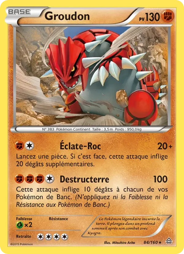 Carte Pokémon Groudon — Primo-Choc