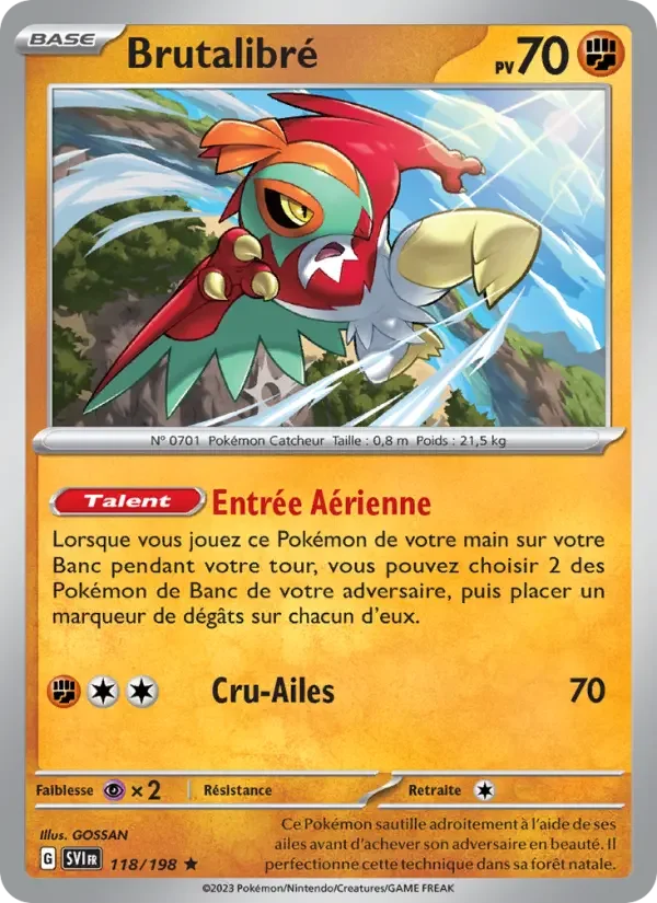 Carte Pokémon Brutalibré — Écarlate et Violet