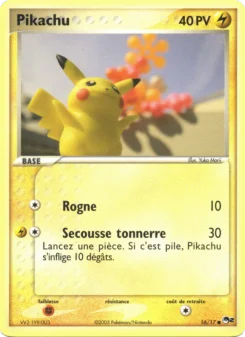 Carte Pokémon Pikachu — POP 2