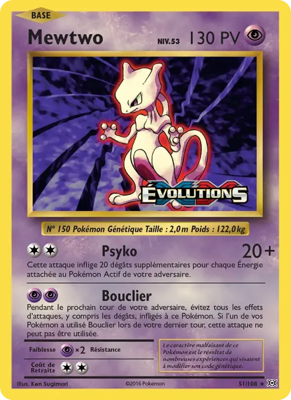 Carte Mewtwo