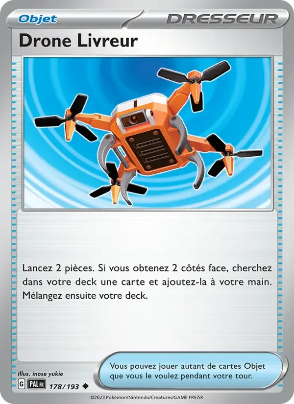 Carte Drone Livreur