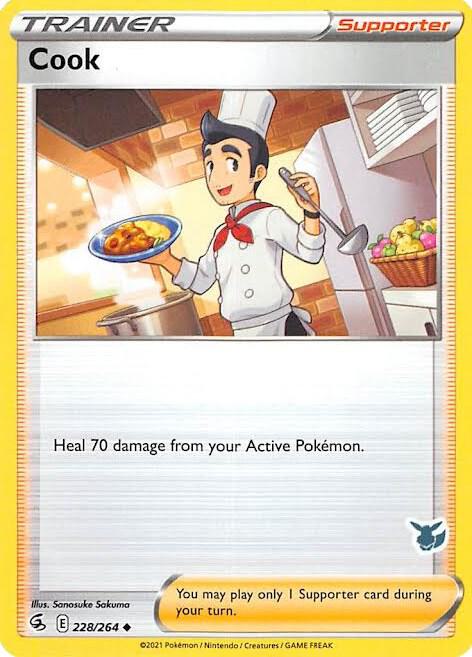 Carte Pokémon Cuisinier — Poing de Fusion