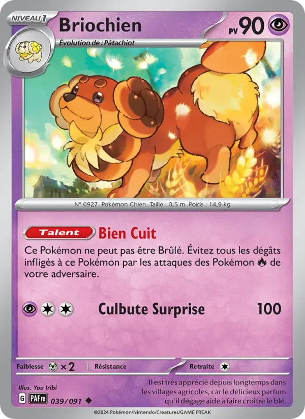 Carte Pokémon Briochien — Destinées de Paldea
