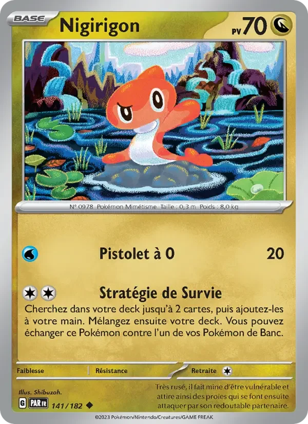 Carte Pokémon Nigirigon — Faille Paradoxe