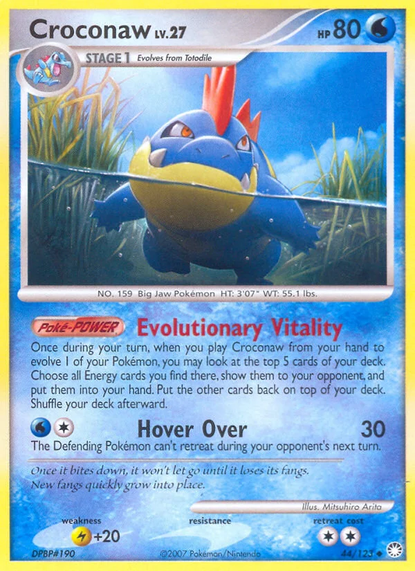 Carte Pokémon Crocrodil — Trésors Mystérieux