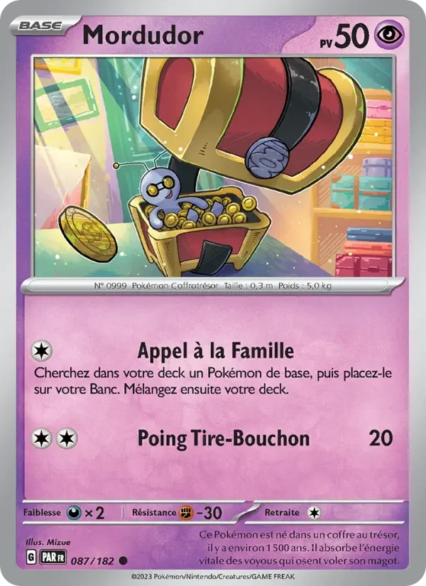 Carte Pokémon Mordudor — Faille Paradoxe