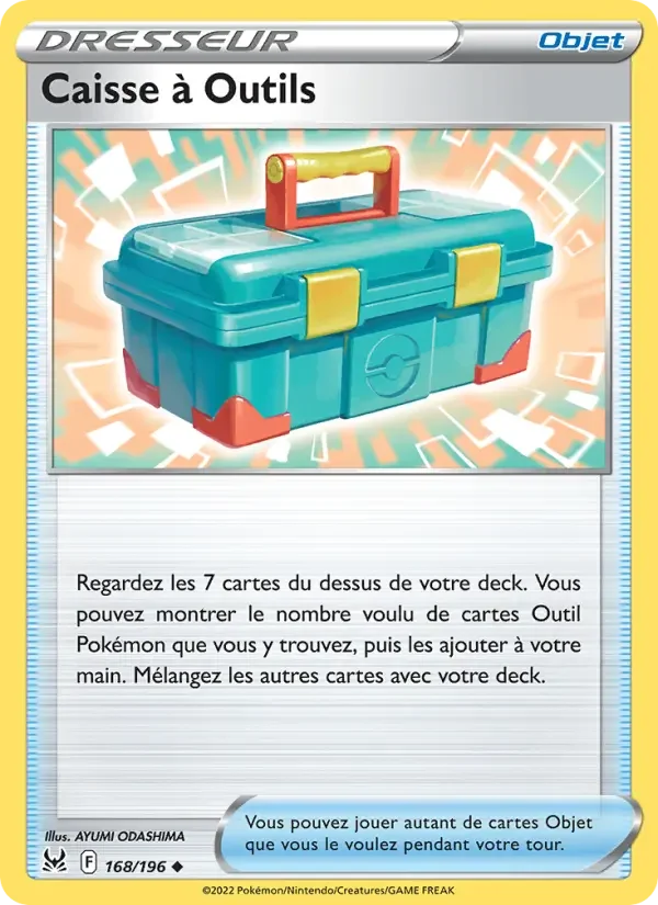 Carte Pokémon Caisse à Outils — Origine Perdue