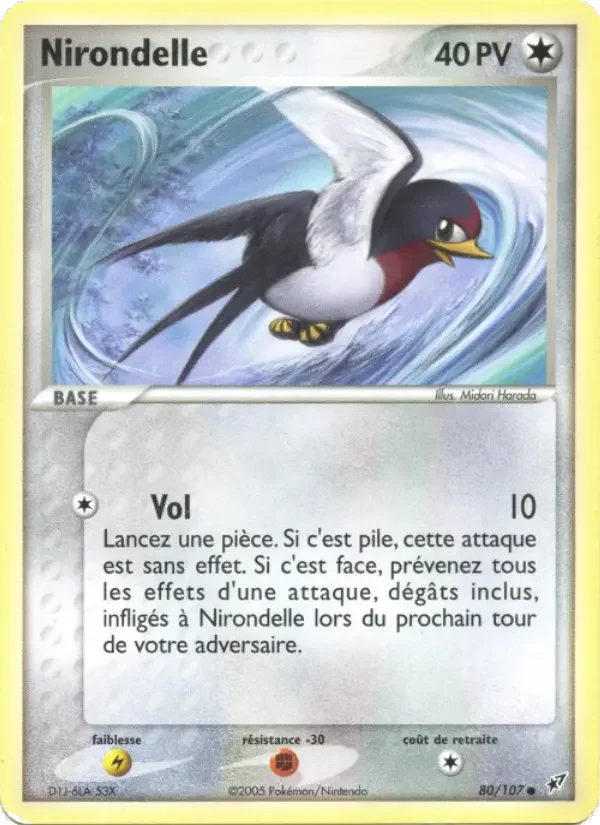 Carte Nirondelle