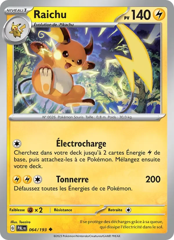 Carte Raichu