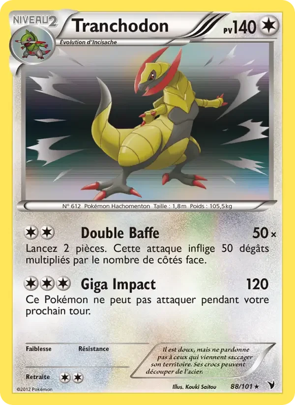 Carte Pokémon Tranchodon — Nobles Victoires