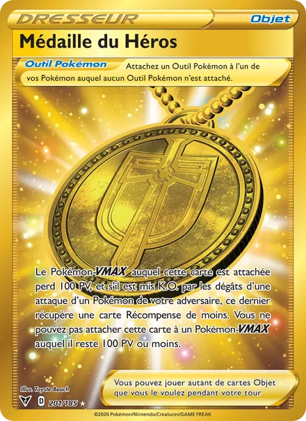 Carte Médaille du Héros