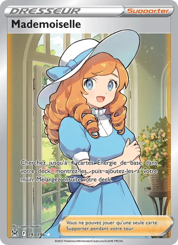 Carte Pokémon Mademoiselle — Origine Perdue