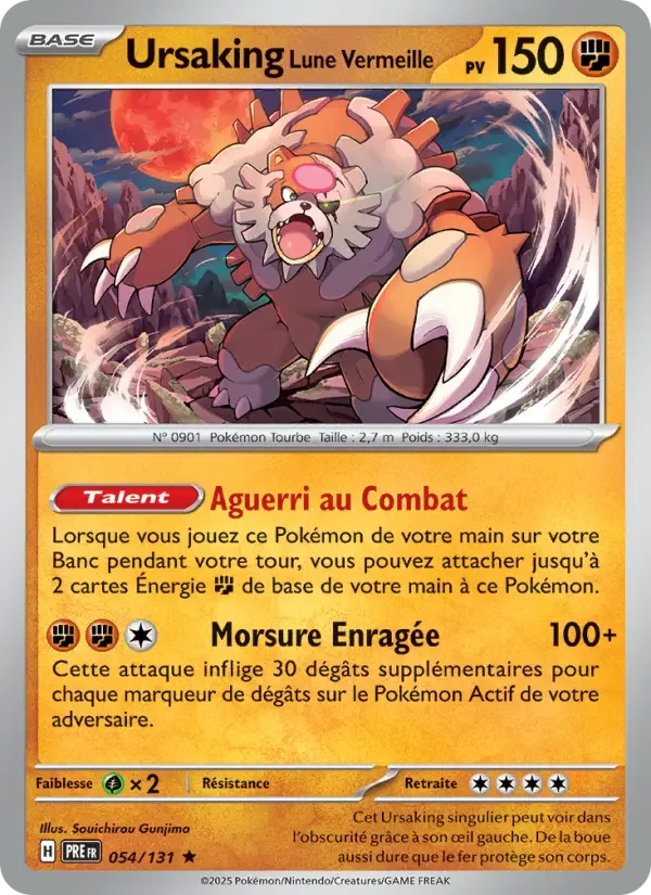 Carte Ursaking Lune Vermeille