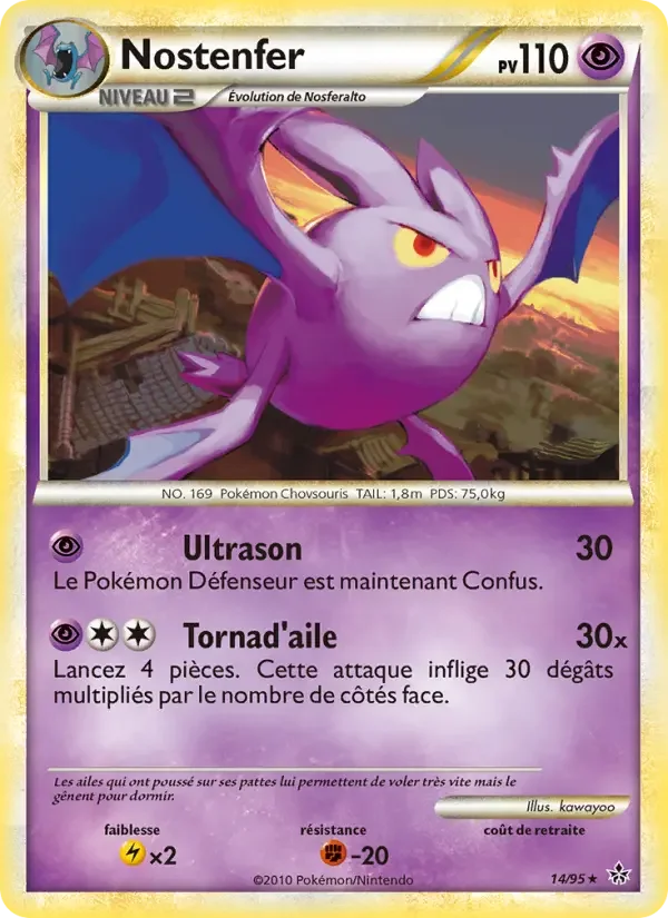 Carte Pokémon Nostenfer — Déchaînement