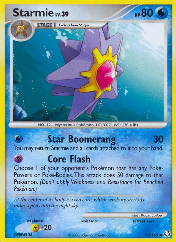 Carte Pokémon Staross — Éveil des Légendes