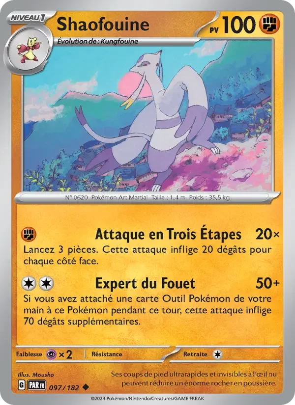 Carte Pokémon Shaofouine — Faille Paradoxe
