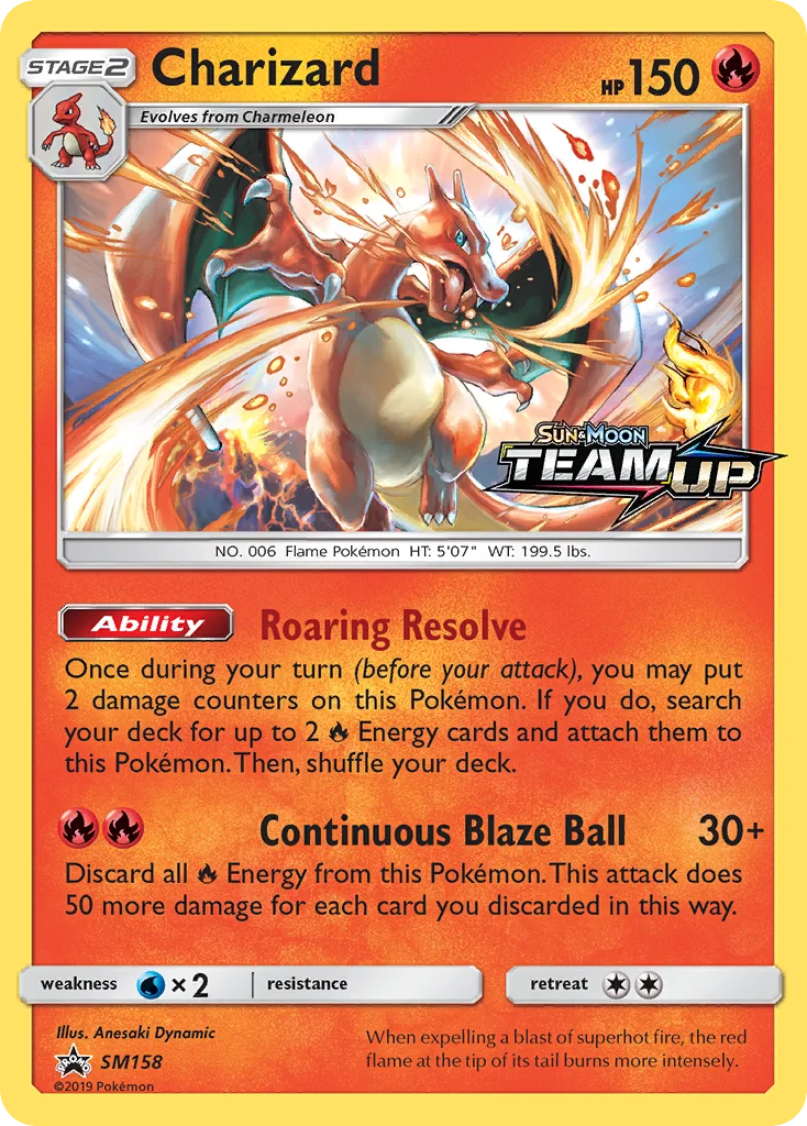 Carte Pokémon Dracaufeu — Promos Soleil et Lune
