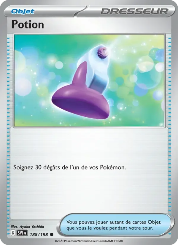 Carte Pokémon Potion — Écarlate et Violet