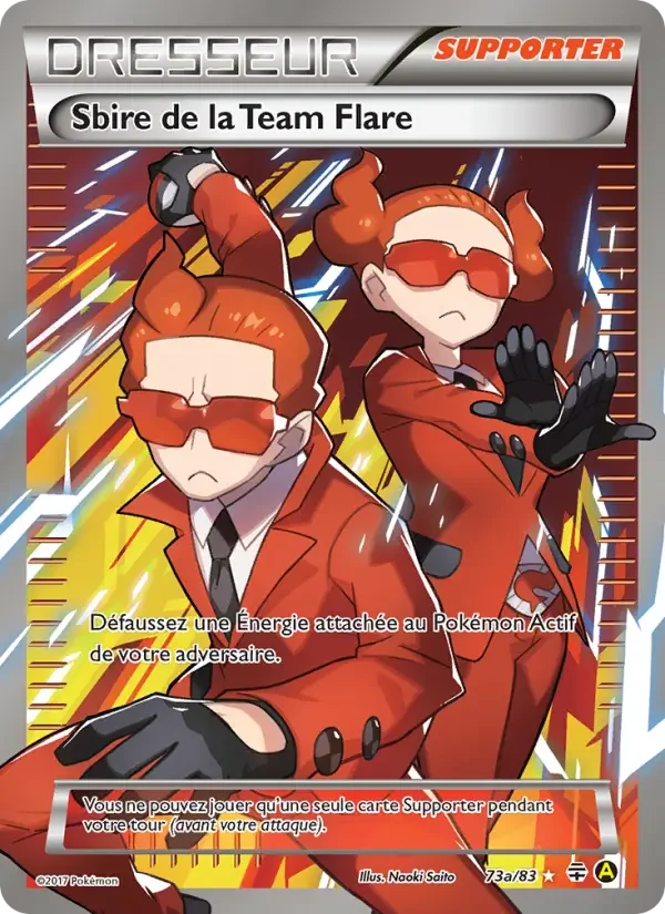 Carte Sbire de la Team Flare