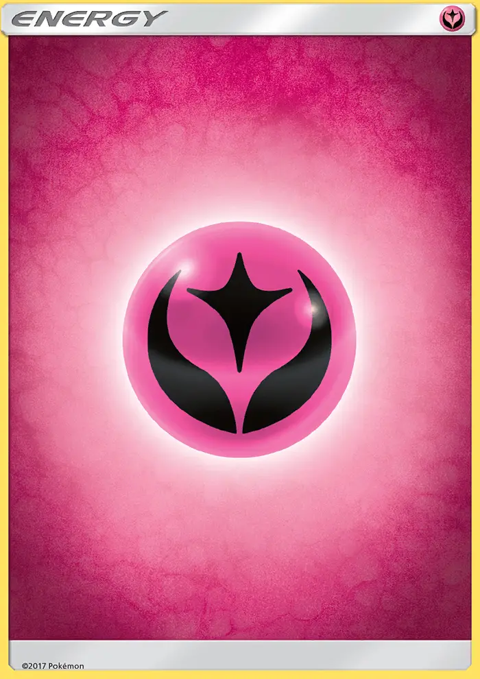 Carte Pokémon Énergie Fée — Soleil et Lune
