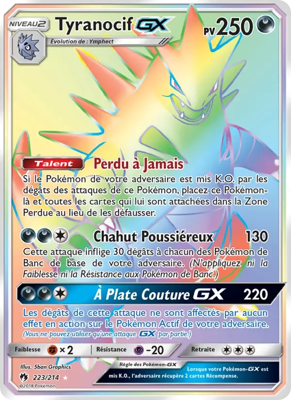 Carte Tyranocif GX
