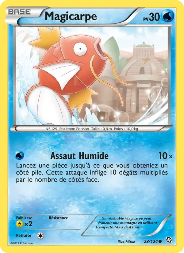 Carte Pokémon Magicarpe — Dragons Exaltés