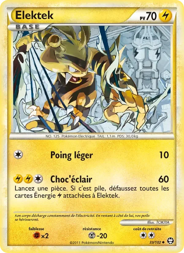 Carte Pokémon Elektek — Triomphe