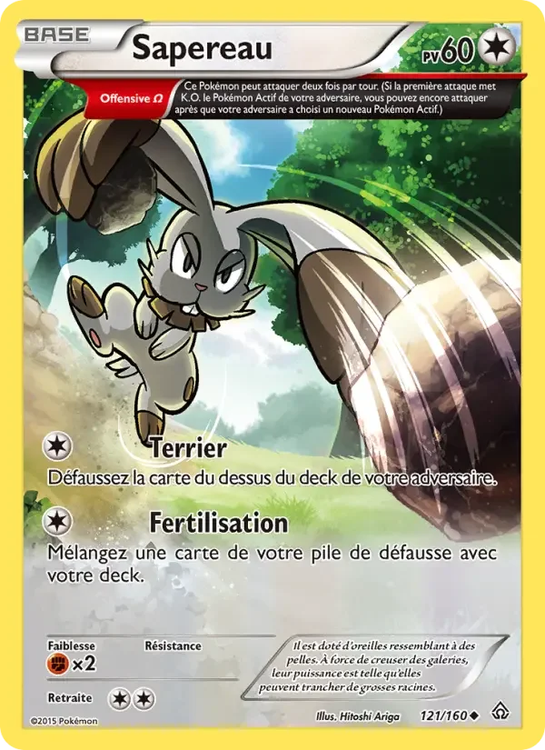 Carte Pokémon Sapereau — Primo-Choc